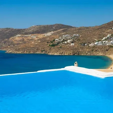 Walk With Pool And Hot Tub By Calypso Sunset Kalo Livadi