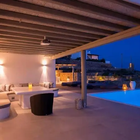 Vila Walk With Pool And Hot Tub By Calypso Sunset Kalo Livadi