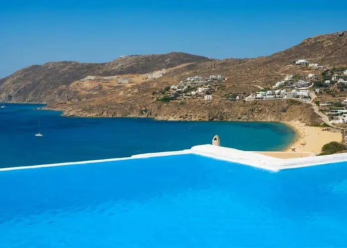 Walk With Pool And Hot Tub By Calypso Sunset Kalo Livadi