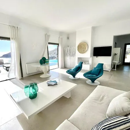 Walk Kalo Livadi With Pool And Hot Tub By Calypso Sunset Villa